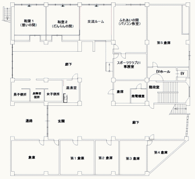 一階平面図の画像