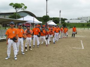 試合前の選手達、気合入ってます！