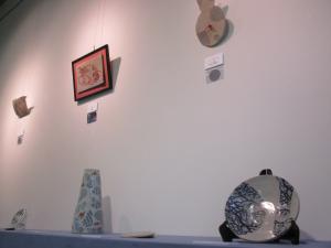 上野美紀乃の絵付け陶芸作品展示