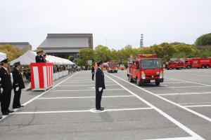 車両行進の写真