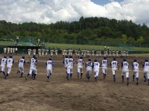 関西国際大学硬式野球部と明治大学のオープン戦1