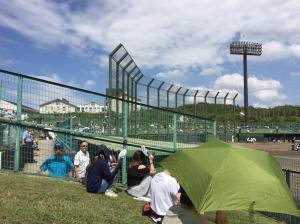 関西国際大学硬式野球部と明治大学のオープン戦4