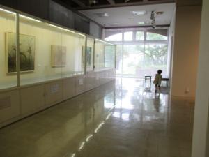 時任美佳日本画展　展示風景　窓