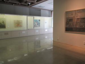 時任美佳日本画展　展示風景