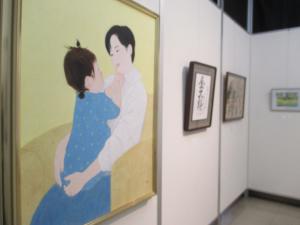 しぶがき展1階展示室　奥の部屋