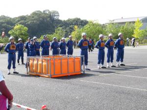 小型ポンプ操法