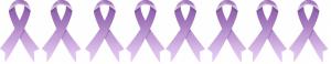 パープルリボン画像