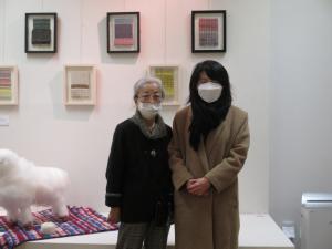 染織工芸家山本和子さんが来館されました