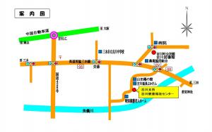 吉川健康福祉センターの案内図