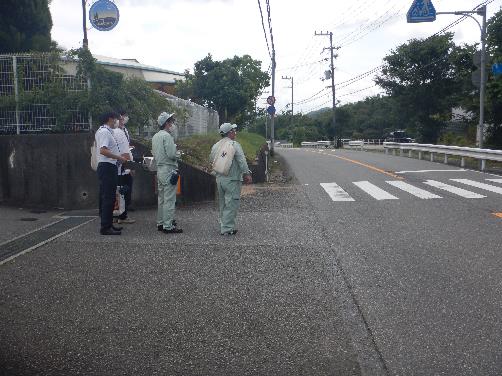 現場点検（横断歩道）