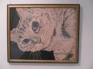 山田さんの作品の猫