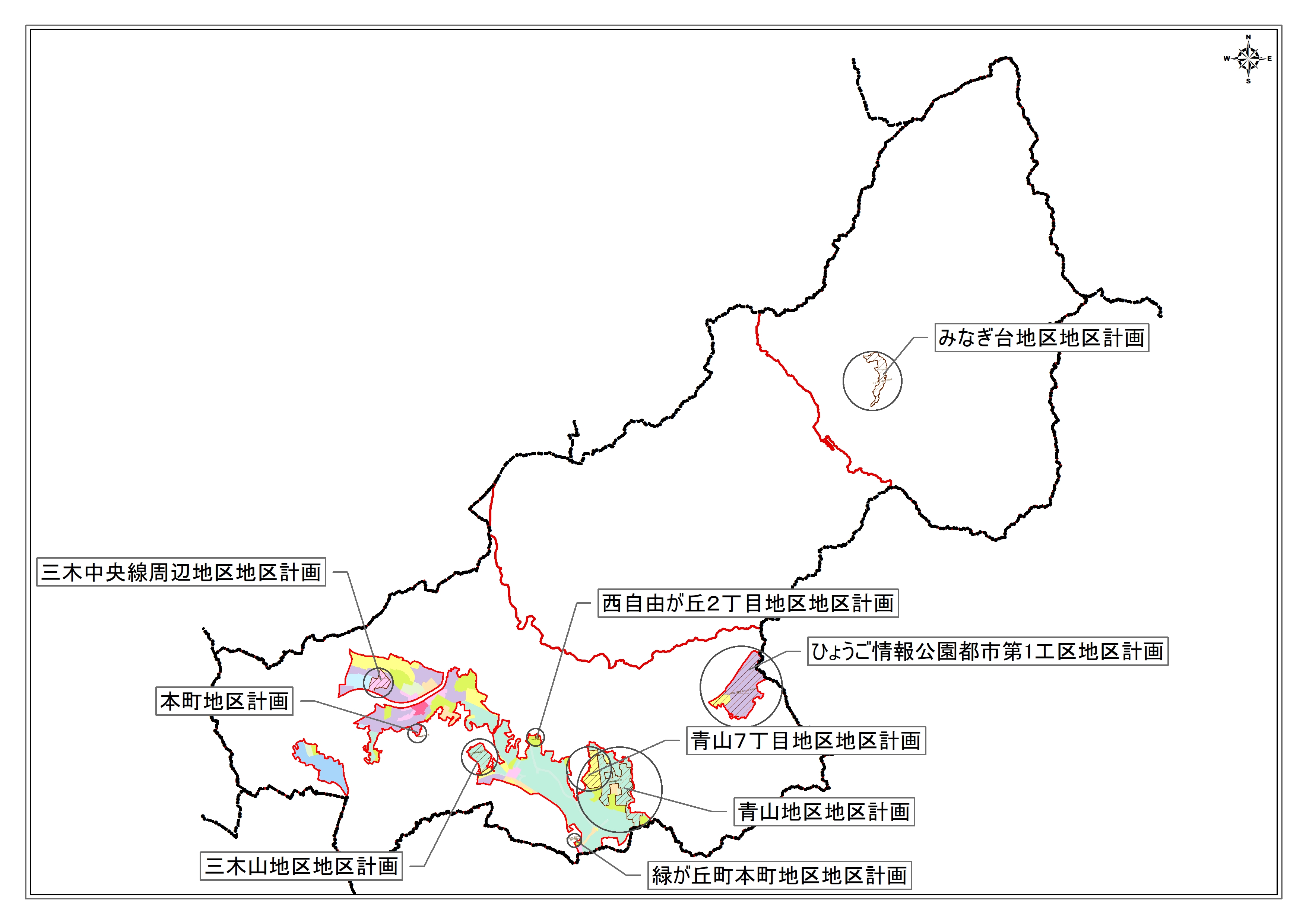 地区計画位置図