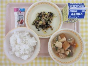 大豆と野菜の炒め煮の日