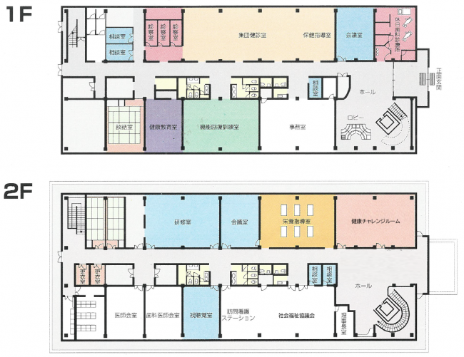 総合保健福祉センター配置図