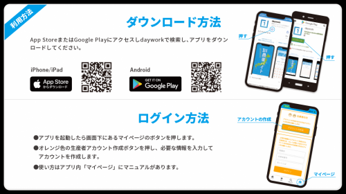 アプリのダウンロード方法