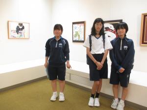 中学生の美術部さん