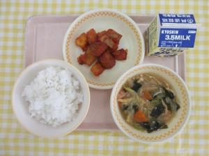 28日鰹のオーロラ煮
