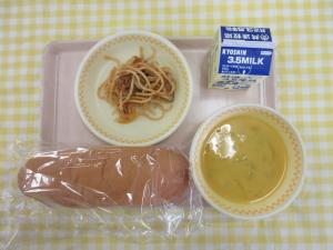 19日ツナとキノコのスパゲティ