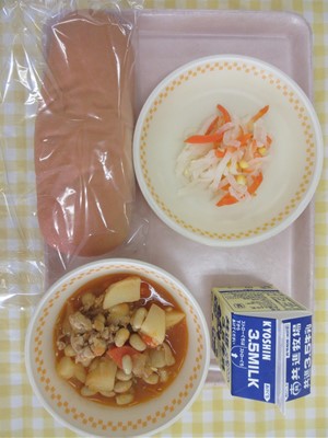 3日ポークビーンズ