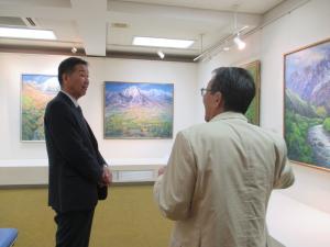 松山さんと市長