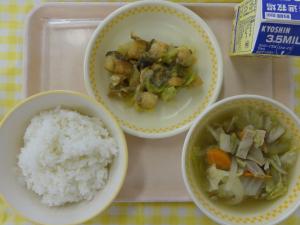16日鮭のちゃんちゃん焼き