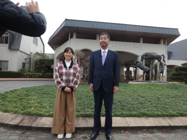 三木ＨＬＰ取材のようす