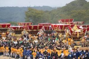 三木の祭り屋台大集合