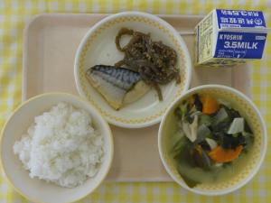 鯖の塩焼き