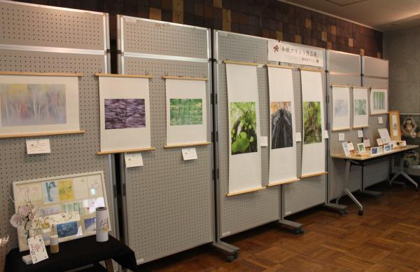 和紙プリント写真展示全体の様子