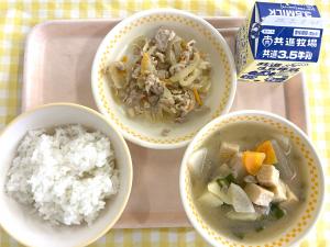 28日豚肉の生姜炒め