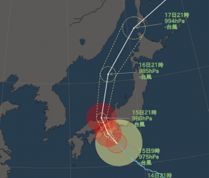 台風情報