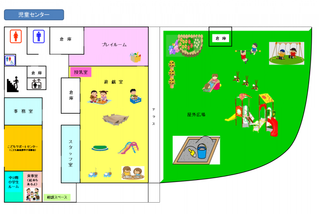 児童センター見取り図