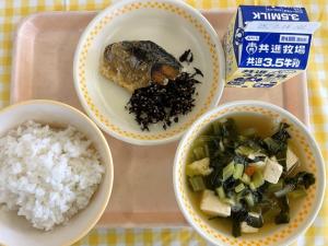 4日鯖の塩焼き