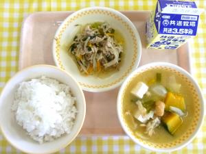 9日豚肉ともやしの炒め物