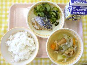 16日さわらのごま照り焼き