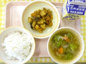 17日鶏肉とレバーのカレー和え