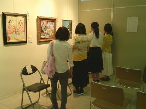 絵の説明をするところ