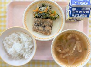 24日秋刀魚の竜田揚げ
