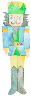くるみ割り人形のイラスト