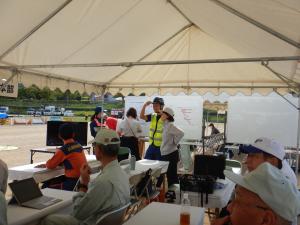 災害対策本部設置・運営訓練