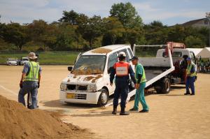 事故車両積載移動