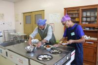 酢豚の盛り付け