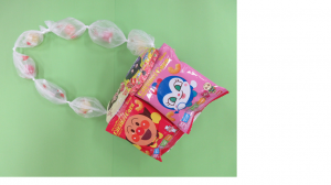 防災お菓子バック