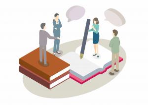 話し合う人たち