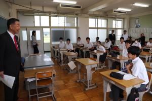 別所中の訪問の様子