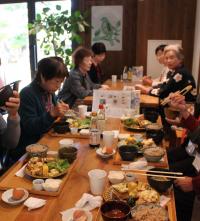 クラテラスたつの　ランチの様子