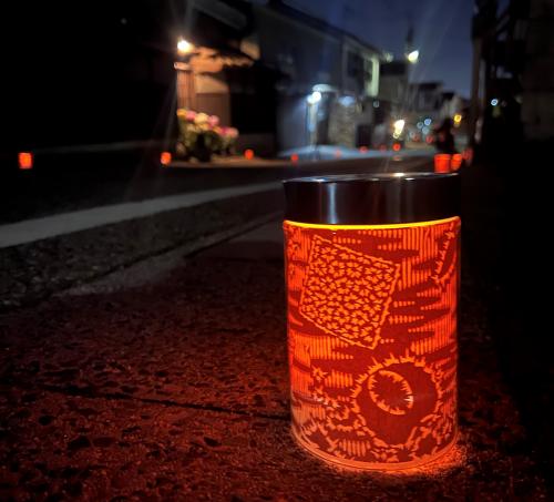 ライトアップの写真