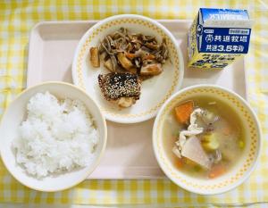 8日ボラのごま香味焼き