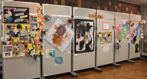 きらきら書道展の様子