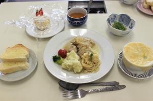 本日の完成した献立